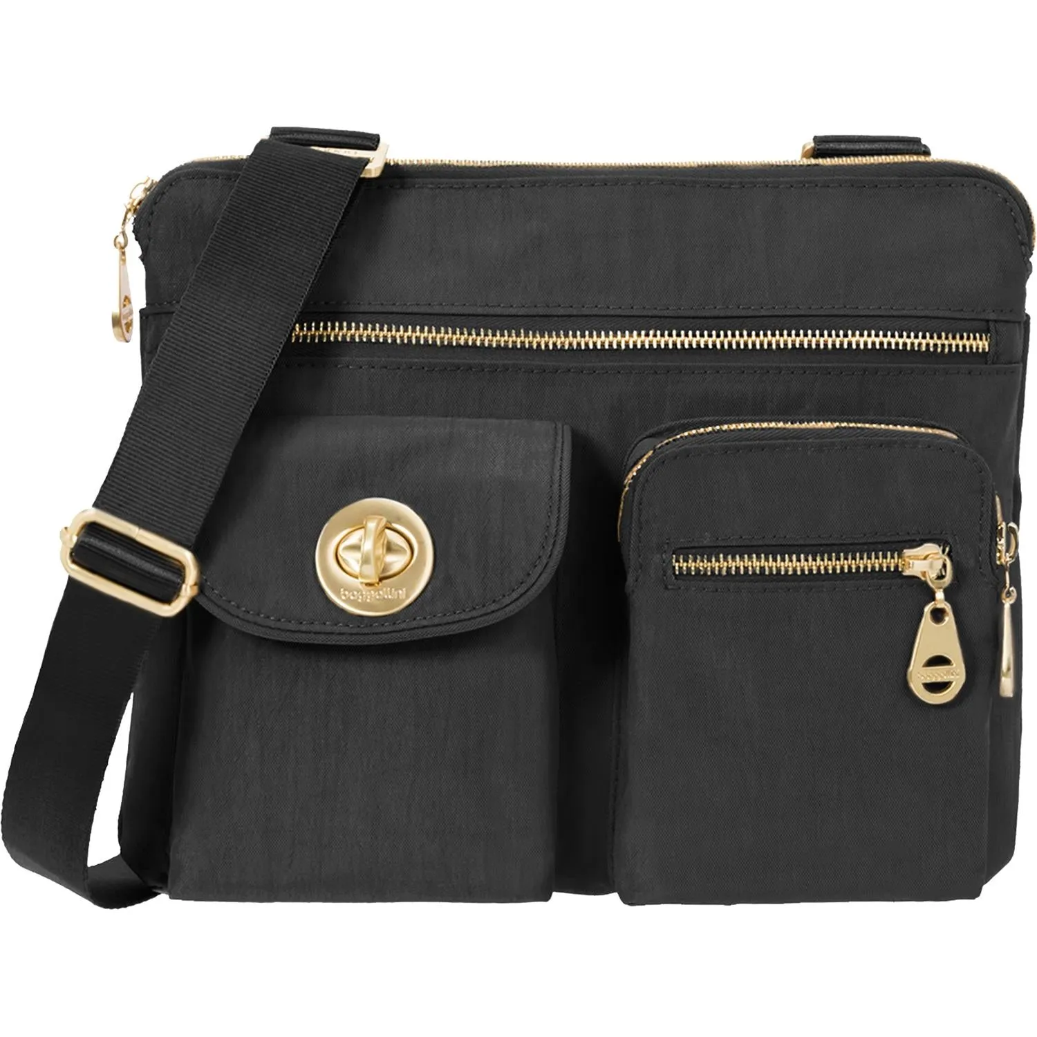 Women's Baggallini Sydney Bagg Black Nylon