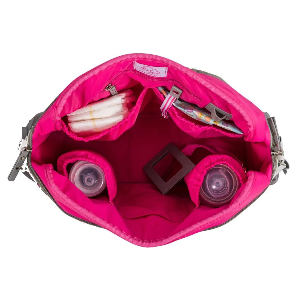 Yummy Mummy By Pink Lining Navy Apples & Pears Changing bag