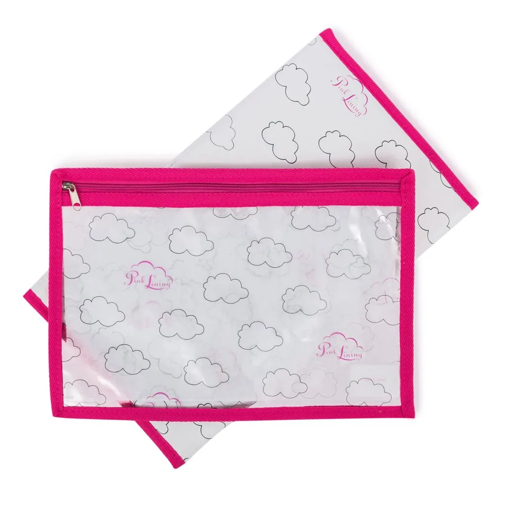 Yummy Mummy By Pink Lining Navy Apples & Pears Changing bag