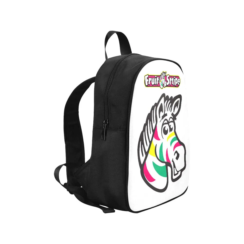 Zebra Fruit Stripe Gum Canvas Backpack