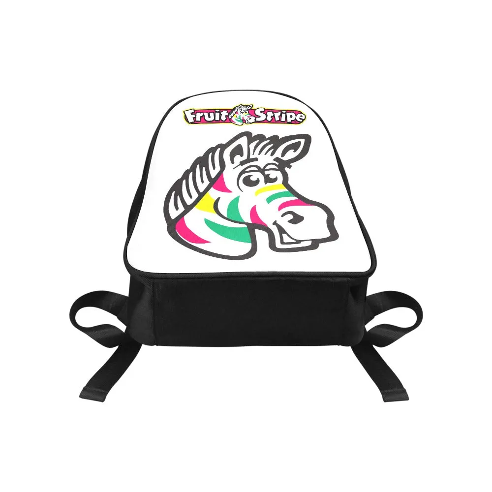 Zebra Fruit Stripe Gum Canvas Backpack
