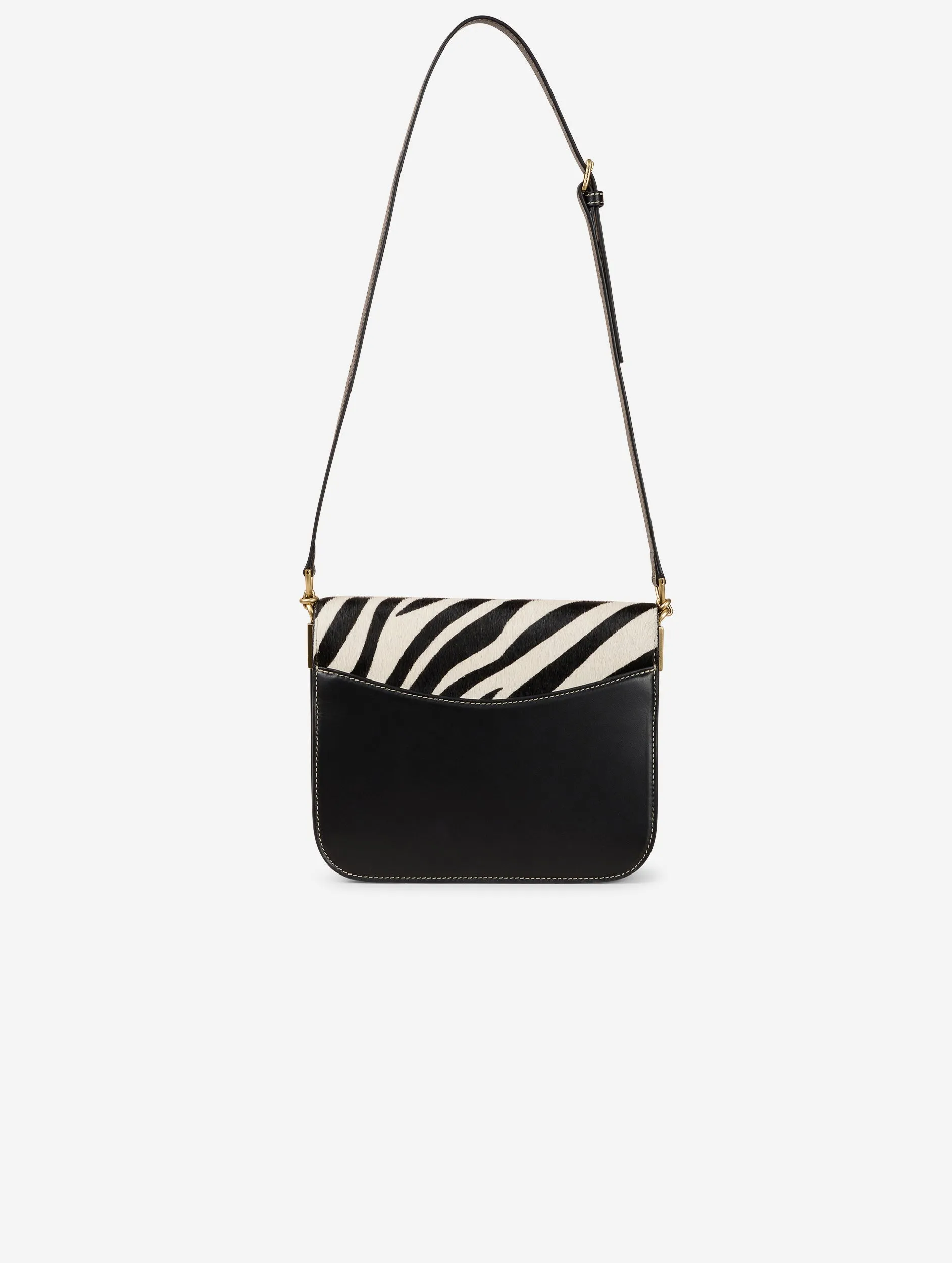 Zebra print calf hair leather TOUCH ME bag