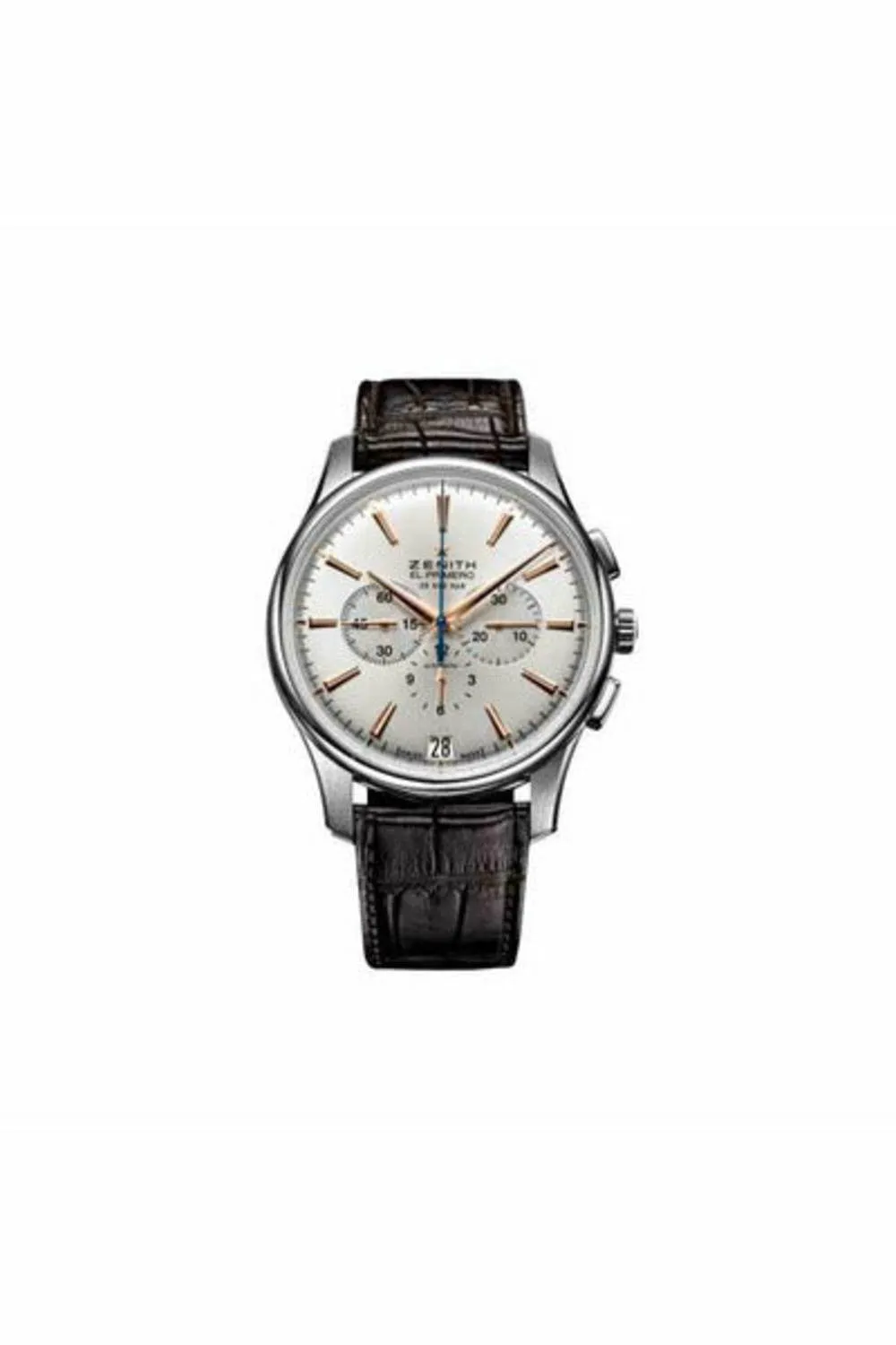 zenith captain chronograph 42mm stainless steel men's watch